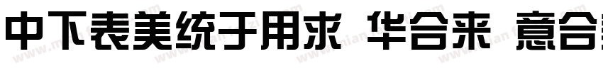DFZongYi Std Italic W7字体转换